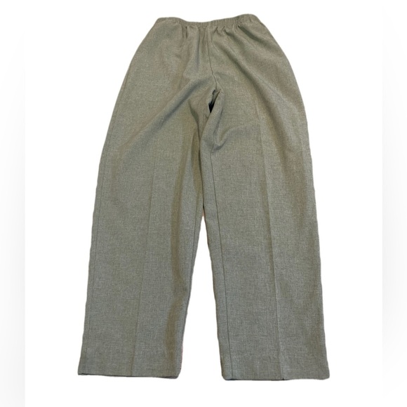 Vintage Tradition Wide Leg Trouser Pants | Size 14 | Sage Green | Elastic Waist - Picture 1 of 7